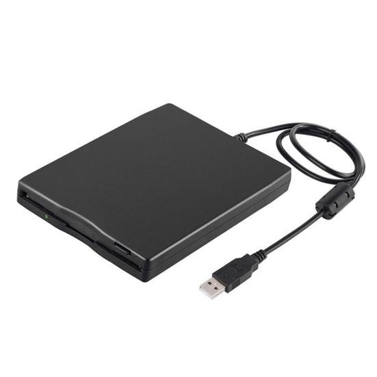 Floppy Drive USB Play Portable 3.5-inch 2 Plug External Floppy Disk Reader 1.44