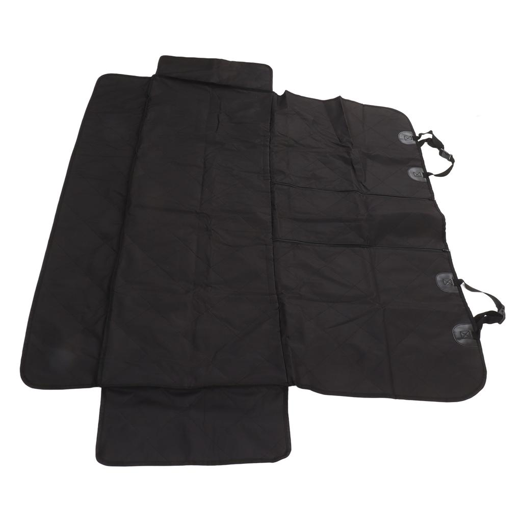 Hunde-Autositzbezug, weich, wasserdicht, Oxford-Stoff, atmungsaktiv, faltbar, für die Rücksitzbank des Autos für Haustiere