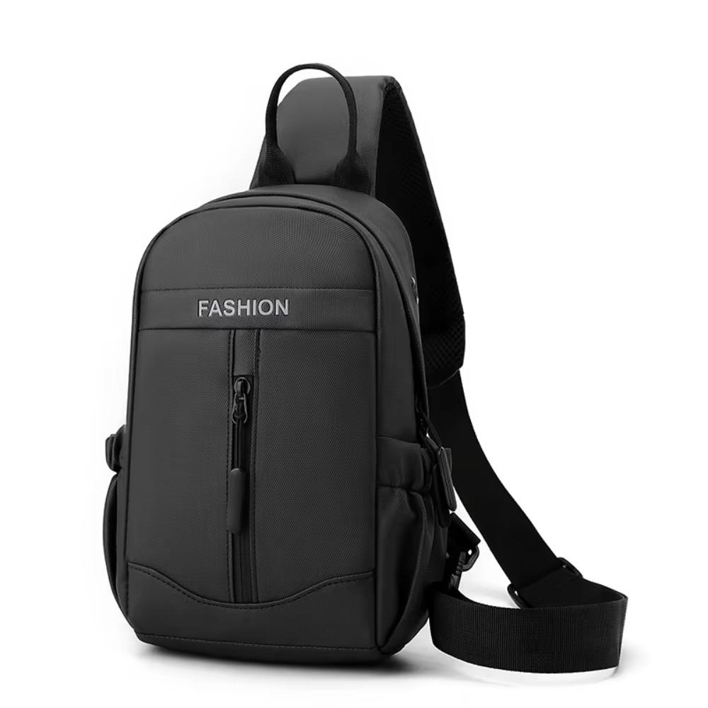 Commuting Nylon Sling Backpack Waterproof Male Crossbody Bag Single Shoulder Bag  Biking