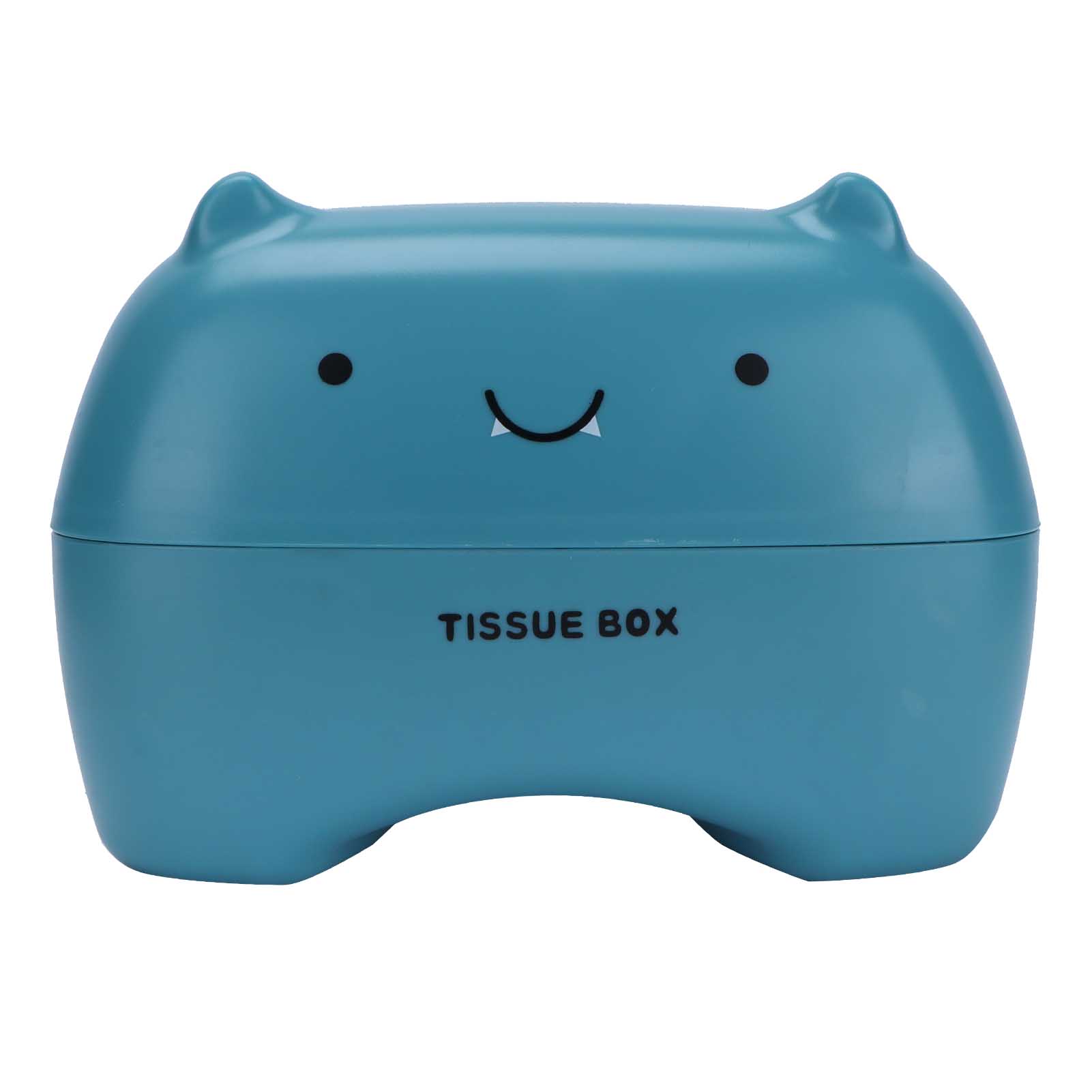 Tissue Box Cute Cartoon Multifunction Napkin Pumping Box Toilet Paper Holder Storage(Blue )