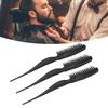 3Pcs Tsing Hair Brush Ergonomic Handle Portable Tsing Brush Rat Tail Comb for Home Travel