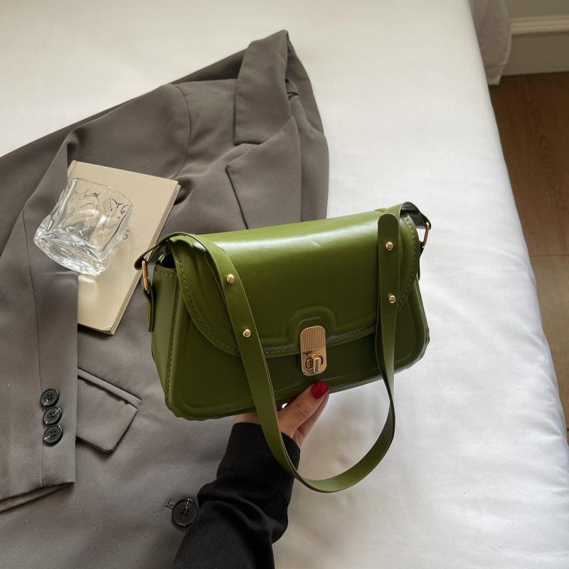 Premium Texture Retro Small Bag Women's 2025 New Popular Popular Versatile Messenger Bag Single Shoulder Underarm Small Square Bag