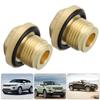 Brass Differential Plugs Drain Filler Set   Replacement for Plastic Difficulty Easy Installation   Proof Design 2 TD5 and V8 Includes