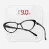 Spring Legs Cat Eye Farsighted Eyeglasses Women Black Red Frame Presbyopic Spectacles +100 to +400