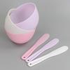 Silicone Beauty Salon Mask Bowl Set with Mixing Stick - DIY Tool for Mask Preparation