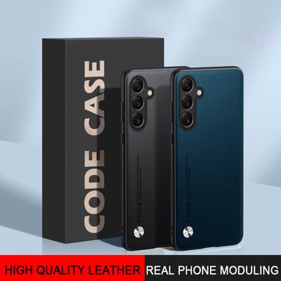 Luxury PU Leather Back Cover For Samsung Galaxy M55 M15 Matte TPU Soft Silicone Shockproof Protection Phone Case For Samsung M15 M55