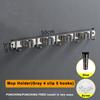 Hanger Heavy Duty Stainless Steel Space Saving Mop Rack Organizer Laundry Room Broom Holder Storage Hook Wall Mount