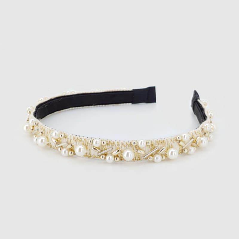 LALA Pearl Hairband - Ivory