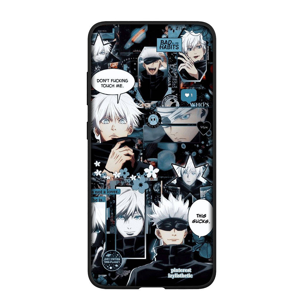 Phone Case for Samsung Galaxy S25 S23 S22 S24 Ultra FE A05 A06 A15 A16 A36 A37 A35 A54 A55 A56 A57 A25 A26 A17 Gojo Satoru Anime Jujutsu Kaisen Cover