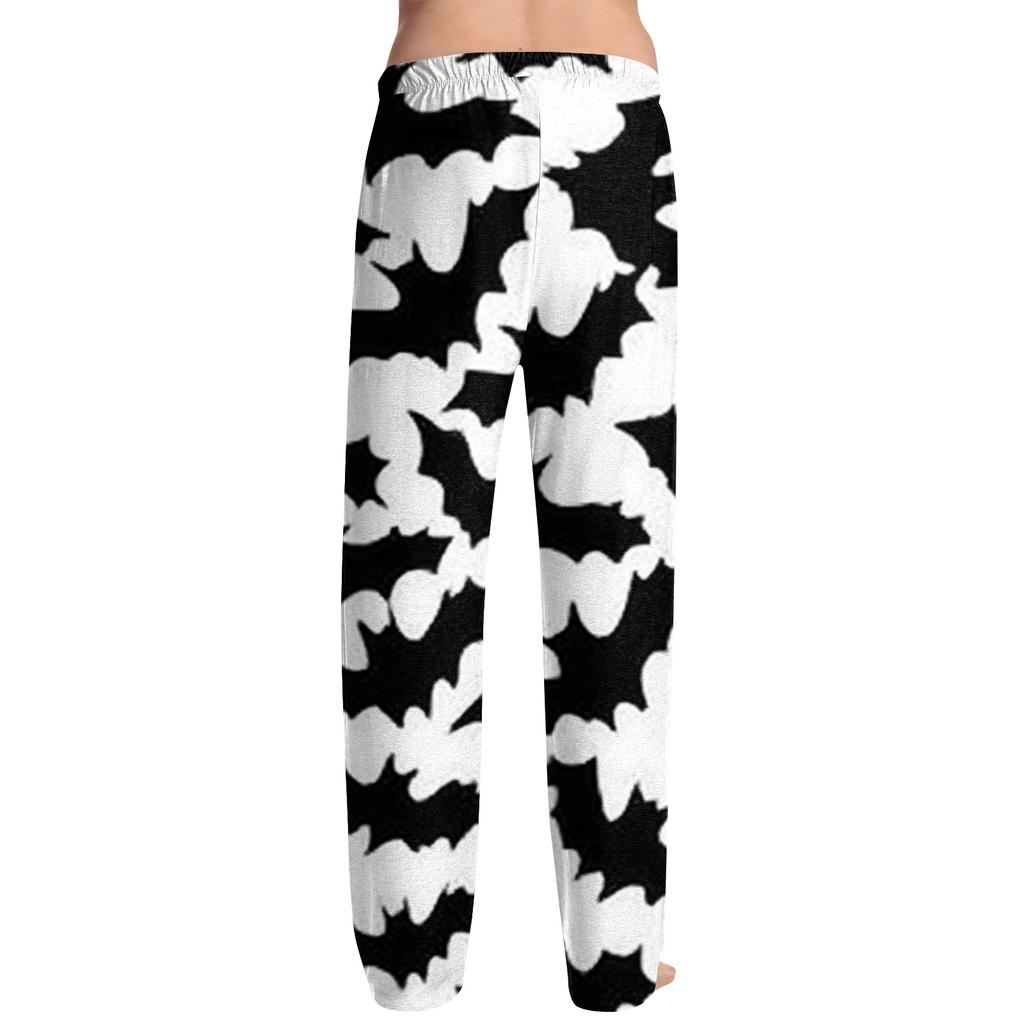 Men's Halloween Print Drawstring Pants Casual Pajama Pants