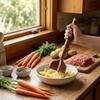 Wooden Potato Masher Meat Masher Meat Foam Maker Potato Mash Maker
