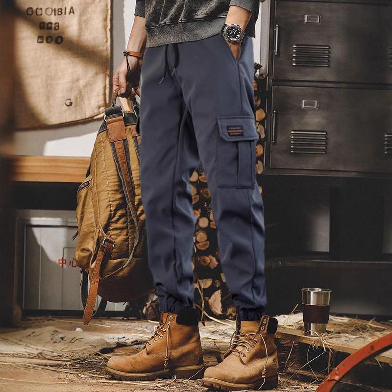 

Men s Japanese Style Loose Fit Spring/Autumn Harem Pants L