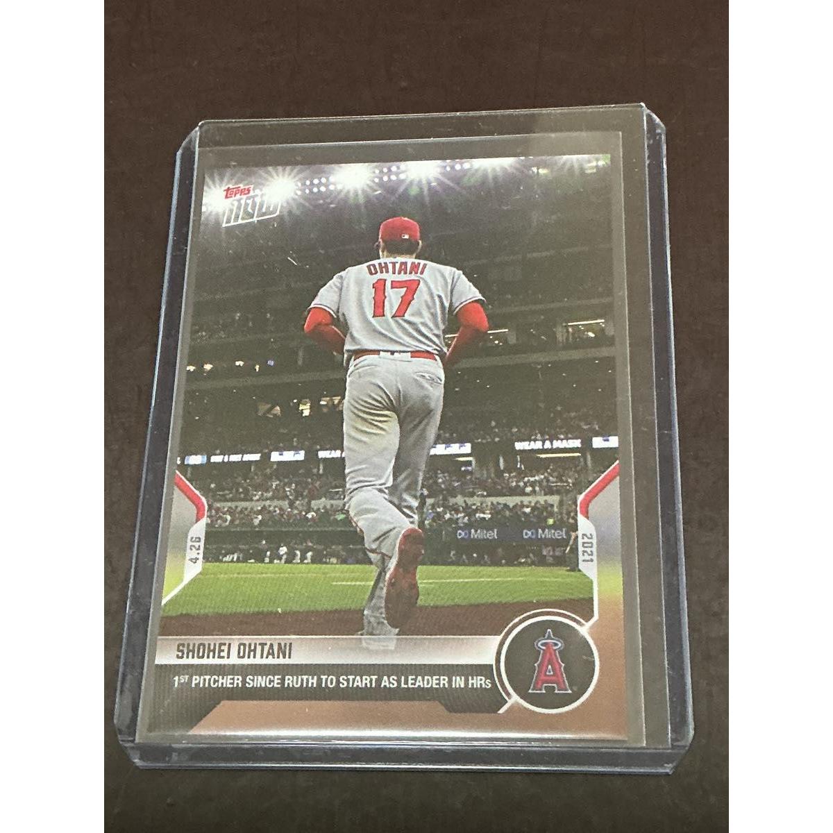 Использованная онлайн-эксклюзивная карта Сёхэя Отани 2021 MLB Topps Now #137 PR:8 513