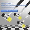 Double Face Soft Tap Rubber Hammer 25mm Multifunctional Glazing Window Beads Hammers Nylon Head Rubber Mallet