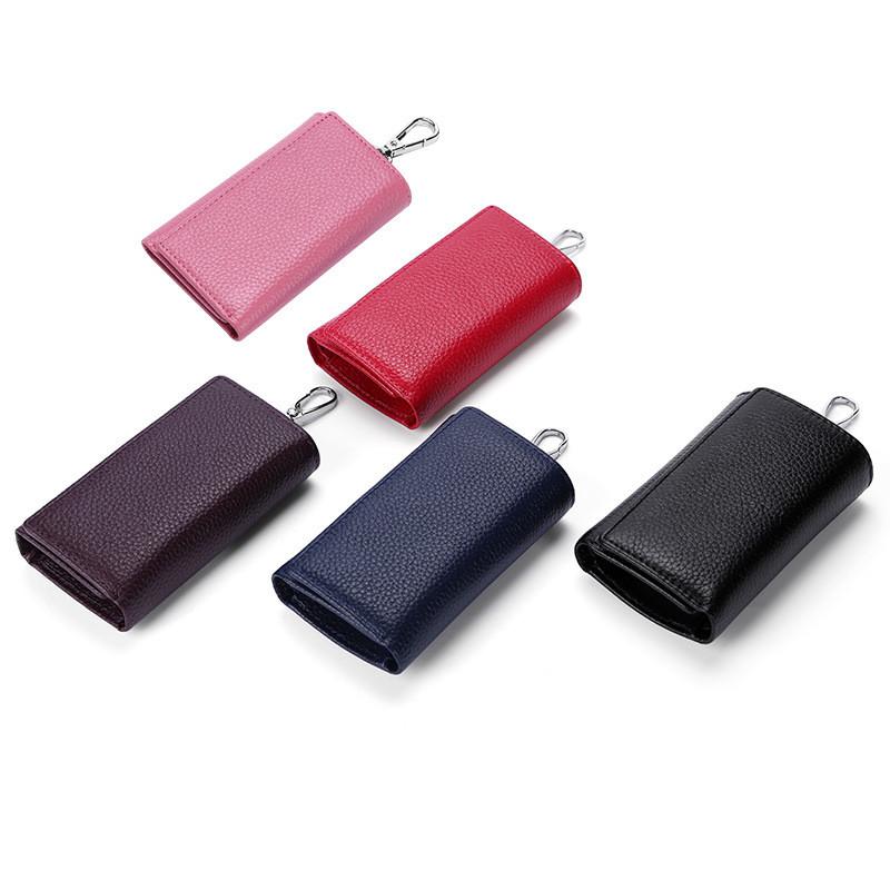 Leather Key Case With Upgraded Hanging Design For Couples And Daily Use