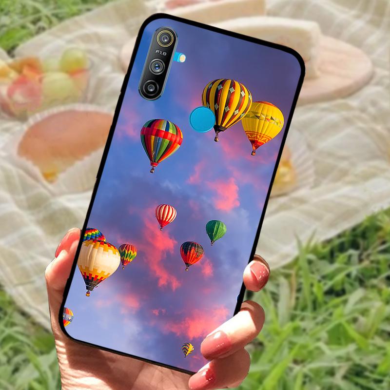For Realme C3 Case RMX2020 RMX2021 RMX2027 TPU Soft Silicone Fashion Phone Cover For Realme C 3 4G Shockproof Bumper Fundas