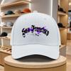 pc San Francisco Letter Sandwich Baseball Cap  Lightweight Printed Unisex Hat  Vintage Sports Enthusiast Unisexs Trendy Hat  I