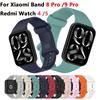 Silikon Kompatibel mit Xiaomi Mi Band 9 Pro/8 Pro Smart Band Sportarmband Für Redmi Watch 4/5 Armband Zubehör Armband