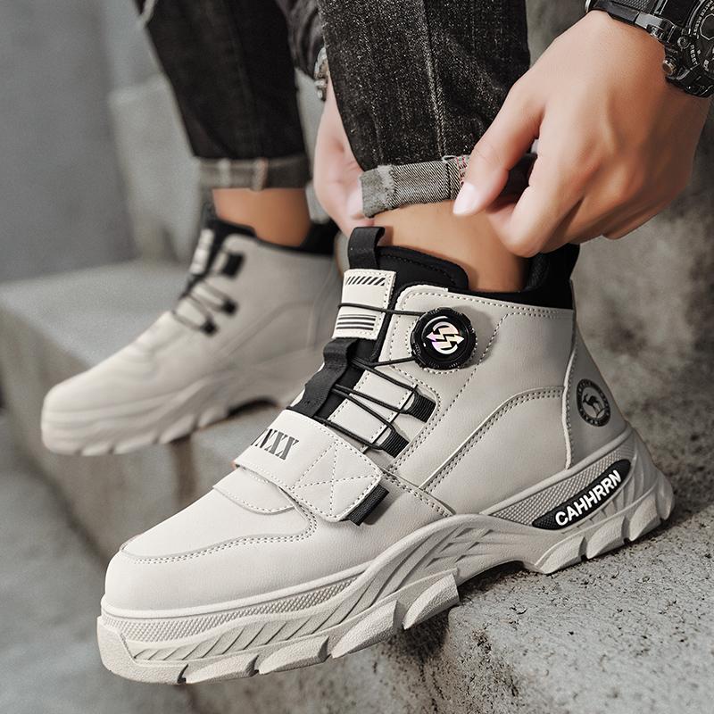 Fashion CYYTL Mens Boots Casual Shoes Cowboy Combat Tactical Motorcycle Winter Chelsea Ankle Work Outdoor Hiking Designer Luxury Leather