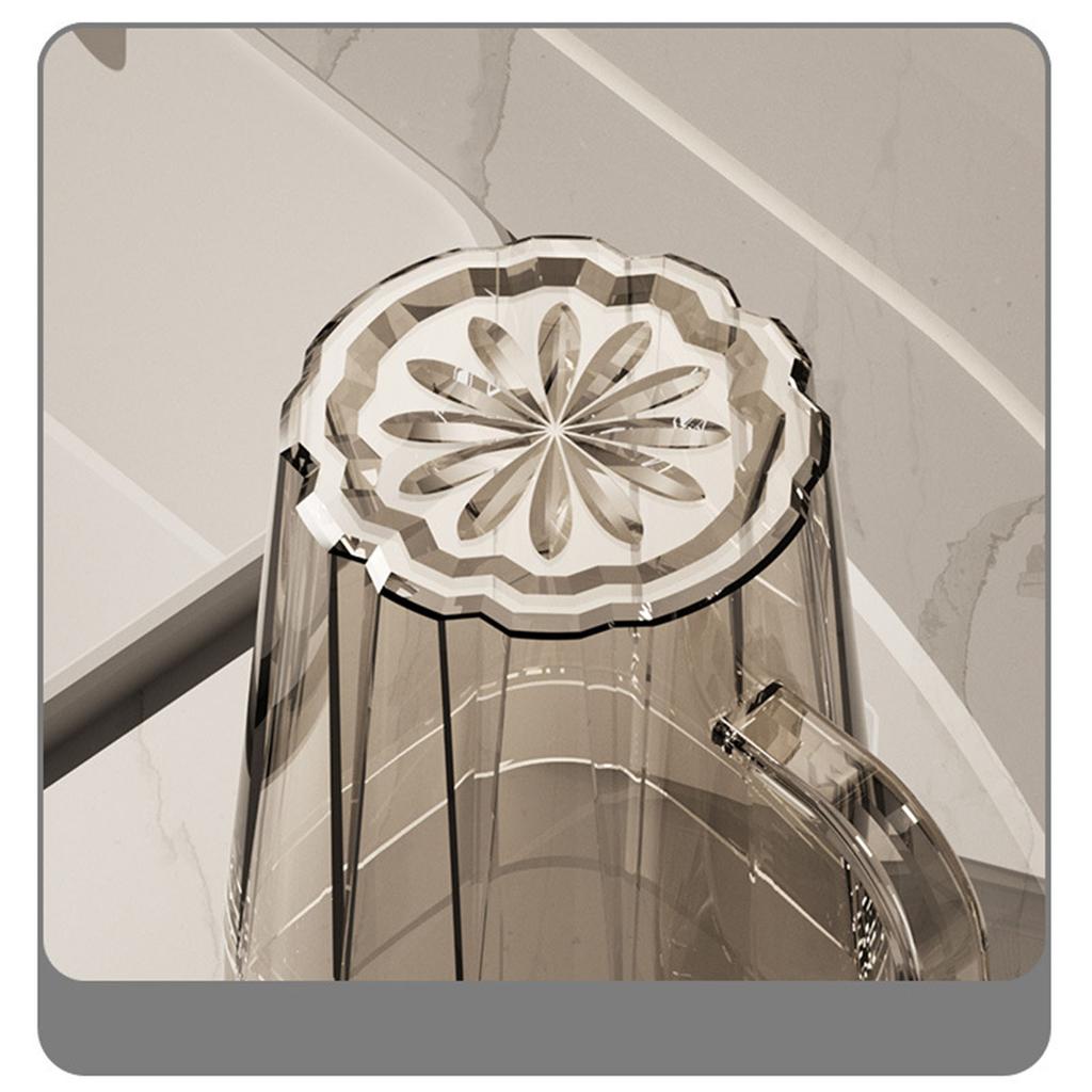 Plastic Mouthwash Cup Multipurpose Light Luxury Stylish Reusable Lightweight Portable Toothbrush Cup for Home Travel