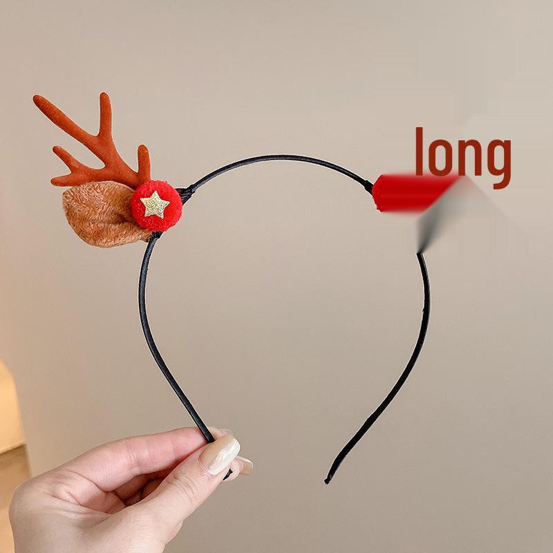 Serre-tête à bois de Noël pour enfants - Accessoire festif pour les fêtes