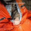 Orange Outdoor Portable Emergency Windproof & Rainproof First Aid Sleeping Bag for Professional Mountaineering