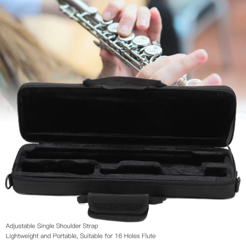 Flute Case, Waterproof, Wear-Resistant, Durable Oxford Cloth Flute Case Cover for 16-Hole Flute