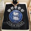 Custom Name Birmingham City2 Flannel Blanket, High quality Comfortable for All Seasons, Home Decor, Warmth and Comfort