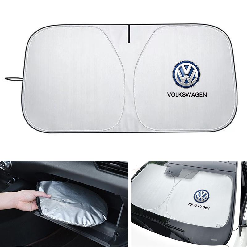 Foldable Car Windshield Sun Shade Cover UV Protector Board For Volkswagen VW Polo Golf T5 T4 Touran Golf GTI Passat Scirocco GTD RD1