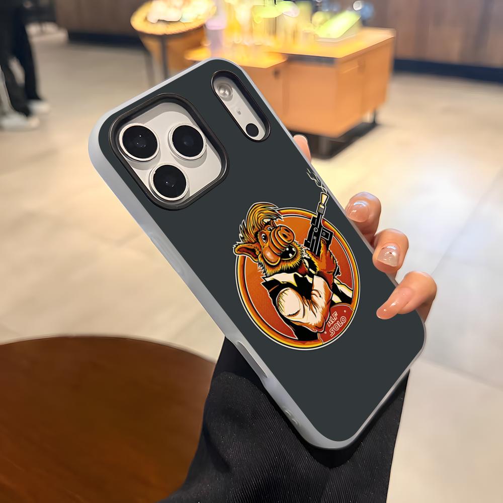 

TV S-Series A-Alf Phone Case For IPhone 17 Air 16 E 15 14 Plus 13 12 11 Pro Max Jelly 2 In 1 Protective Case iPhone17 Pro Max