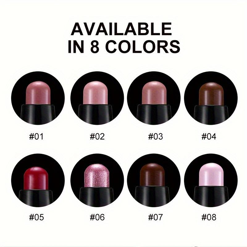 Bright & Tempting Lipstick Waterproof Long-Lasting Moisturizing Lipstick Matte Finish Lip Stain In 8 Vibrant Shades Creamy Texture Easy Application