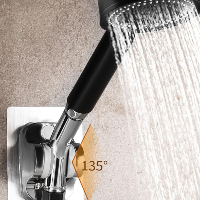 3pcs Sturdy Stainless Steel Materials Shower Head Adjustable Adapter for Handheld and Rainfalls Showers Daily Use