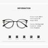 Fashionable Pochromic Anti-blue Light Color-changing Myopia Glasses In Elliptical Shape