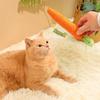 Fun Cat Teething Stick Sound Carrot Cuddle Toy Anti-Bite Scratch Board Pet Supplies For Interactive Entertainment