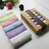 High Quality 6 Pack 100% Organic Bamboo Baby Face Washcloth Towel Set