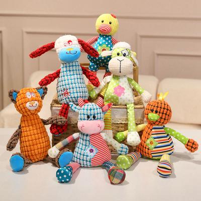 Bonecas Série Calmante Não Tóxicas Ovelha Pássaro Pato Cachorro Fofos Brinquedos de Pelúcia Macios Pelúcias Boneca Animal Presentes para Crianças Bebês Companheiro de Sono
