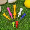20Pcs Golf Tees Colorful Plastic Golf Tee Step Down Golf Ball Holder Golf Accecories For Golfer Gift 31/37/43/51/57/70mm
