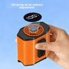 New 100 Speed Portable Outdoor Waist Fan Strong Wind Hanging Neck Lightweight Comfortable For Cook Chef All Day Wear