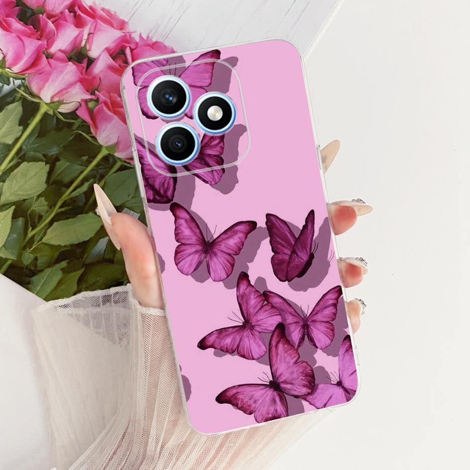 For Honor X8d 4G Case Cool Fashion Painted Cover 6.77'' Soft Silicone Phone Case For Honor X8d X 8d HonorX8d 4G Back Cover Coque