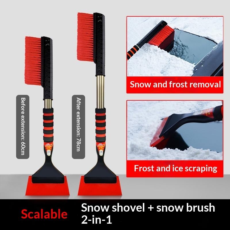 Pala da Neve per Auto Sbrinamento Auto Inverno Artefatto Rimozione Neve Strumento Spazzaneve Pala Sghiacciante Vetro Pala da Neve per Auto Raschiatura Neve