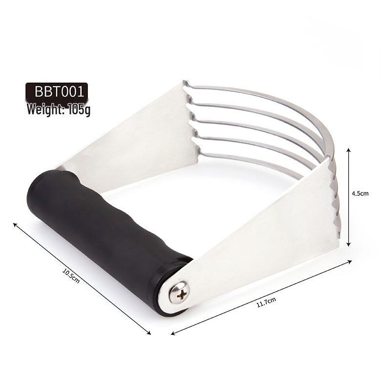 Nerezový šlehač na prášek do pečiva a kráječ těsta šlehač