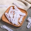 50 PCS Plastic Curtain Hooks Adjustable Pinch Pleat Ratchet System Pinch Pleat Curtain Hooks for Window Door Shower Curtain(75mm/2.95inch)