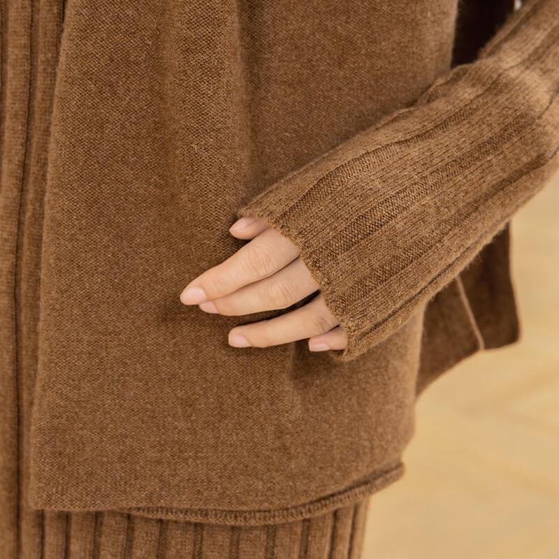 Mocana Women's Fashion Long-Sleeve Midi Knit Dress