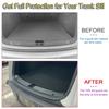 For Tesla Model Y Juniper 2025 Trunk Sill Plate Protector TPE Rubber Protector Tesla Threshold Bumper Pad Prevent Scratching