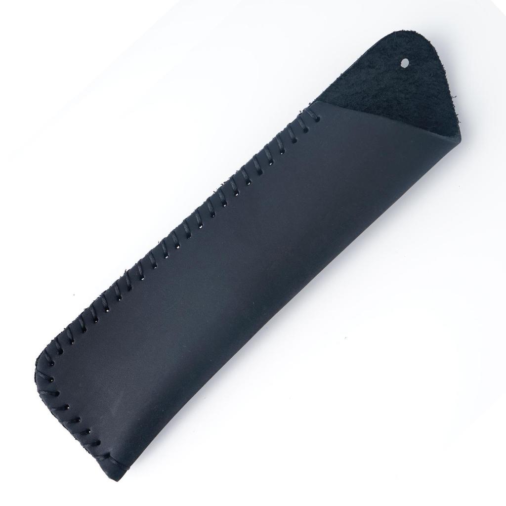 Cowhide Fountain Pen Sleeve - Personalized Retro Handmade Protective Cover with Large Capacity