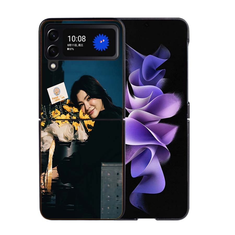 Actor P-Peraya Malisorn Phone Case For Samsung Z Flip 7 6 5G Galaxy Z Flip4 Z Flip5 Z Flip3 Coque Black Hard PC Shell Protective