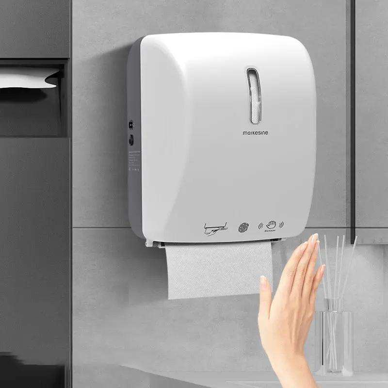 Induction paper machine intelligent tissue dispenser electric paper holder automatic hand wiping paper box commercial use