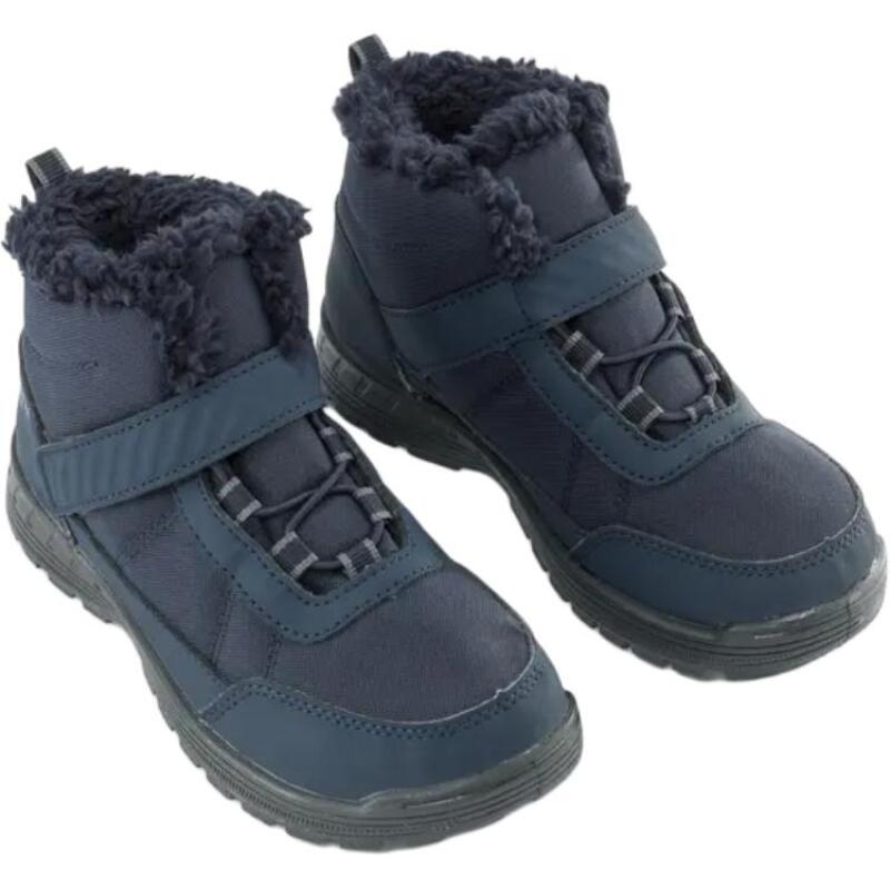 Decathlon SH100 Anti-Slip Wear-Resistant Waterproof Warm Kids Boots Dark Blue Children's Model