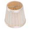 6PCS Clip On Chandelier Lampshade Fabric Pleated Lamp Shade  Hotel Decor
