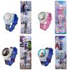 Hello Kitty Otočný flip kryt Lehký hudební hodinky Pro děti Interaktivní Decora